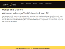Tablet Screenshot of mangoplano.com